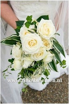 wit bruidsboeket