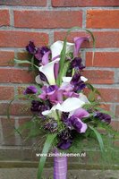 Bruidsboeket paars